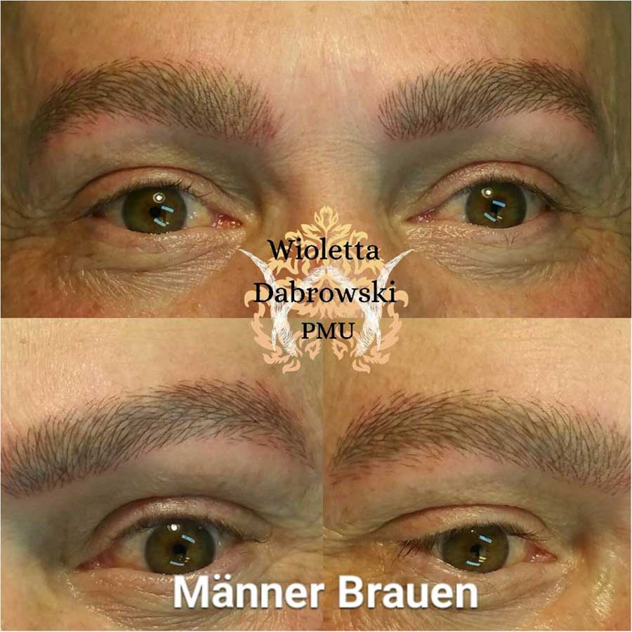 Manner Augenbrauen Zupfen Form Beratung Wien Wioletta